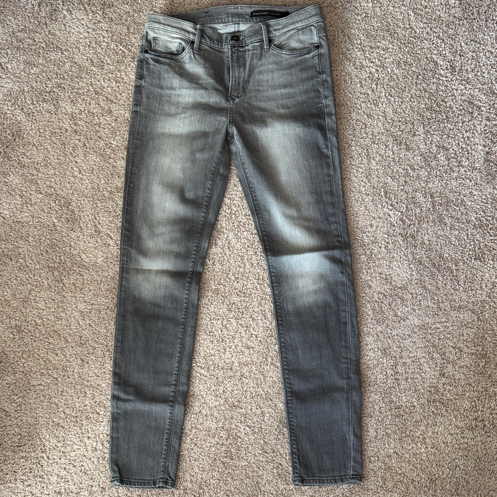 Black Orchid Women’s Washed Grey Skinny Jeans
